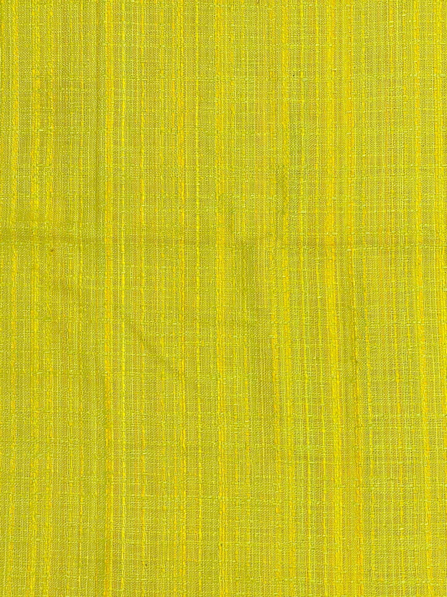 Tessuto Lino Pesante Giallo Verde