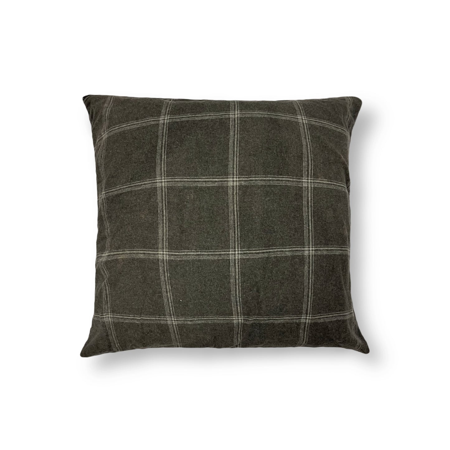 Checkered Grey Pillow