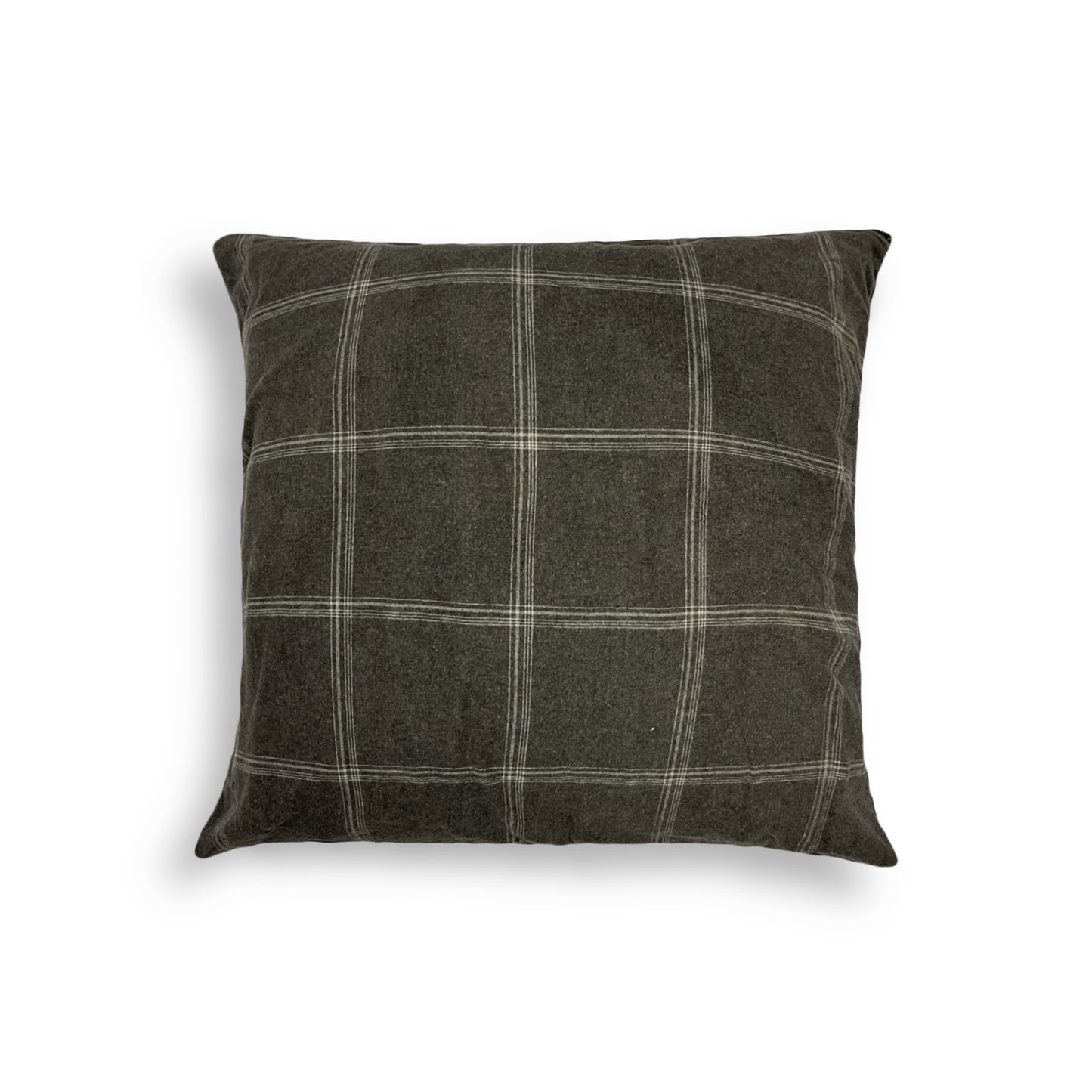Checkered Grey Pillow
