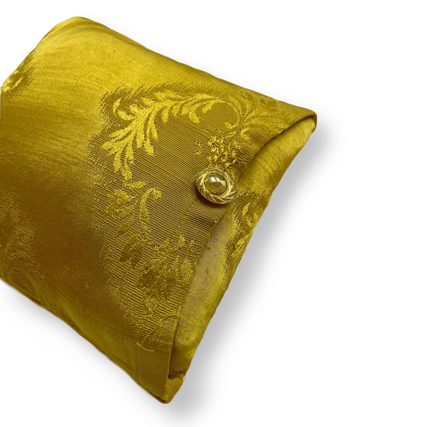 Mini Golden Button Pillow