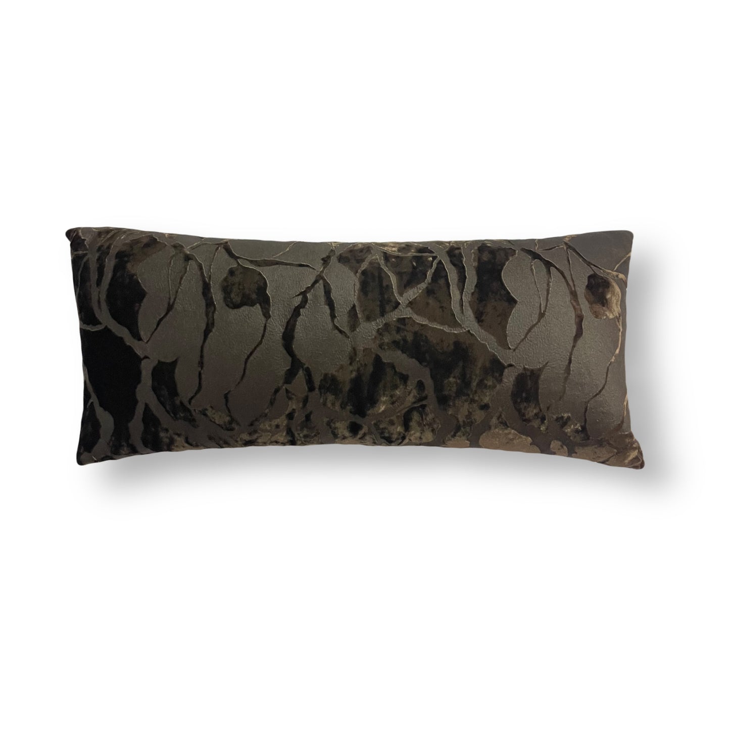 Small Long Leather Pillow