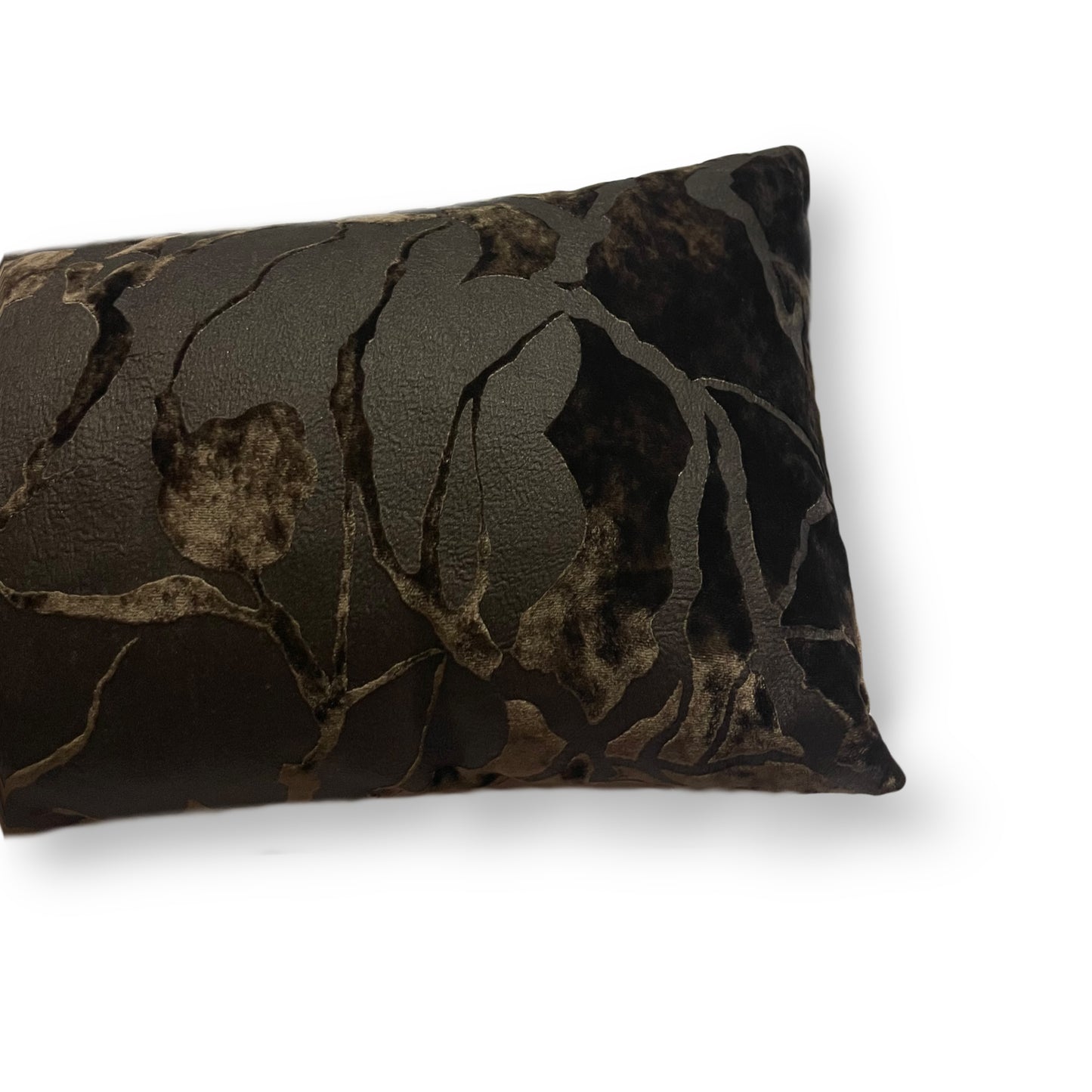 Small Long Leather Pillow