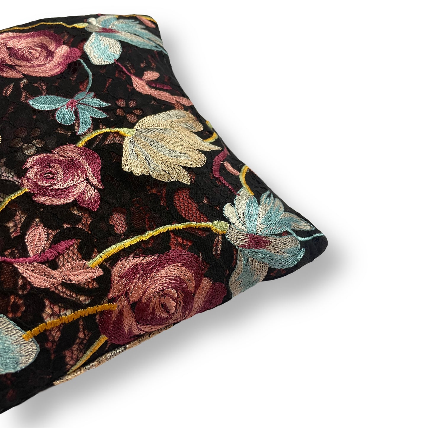 Flowers Crochet Pillow