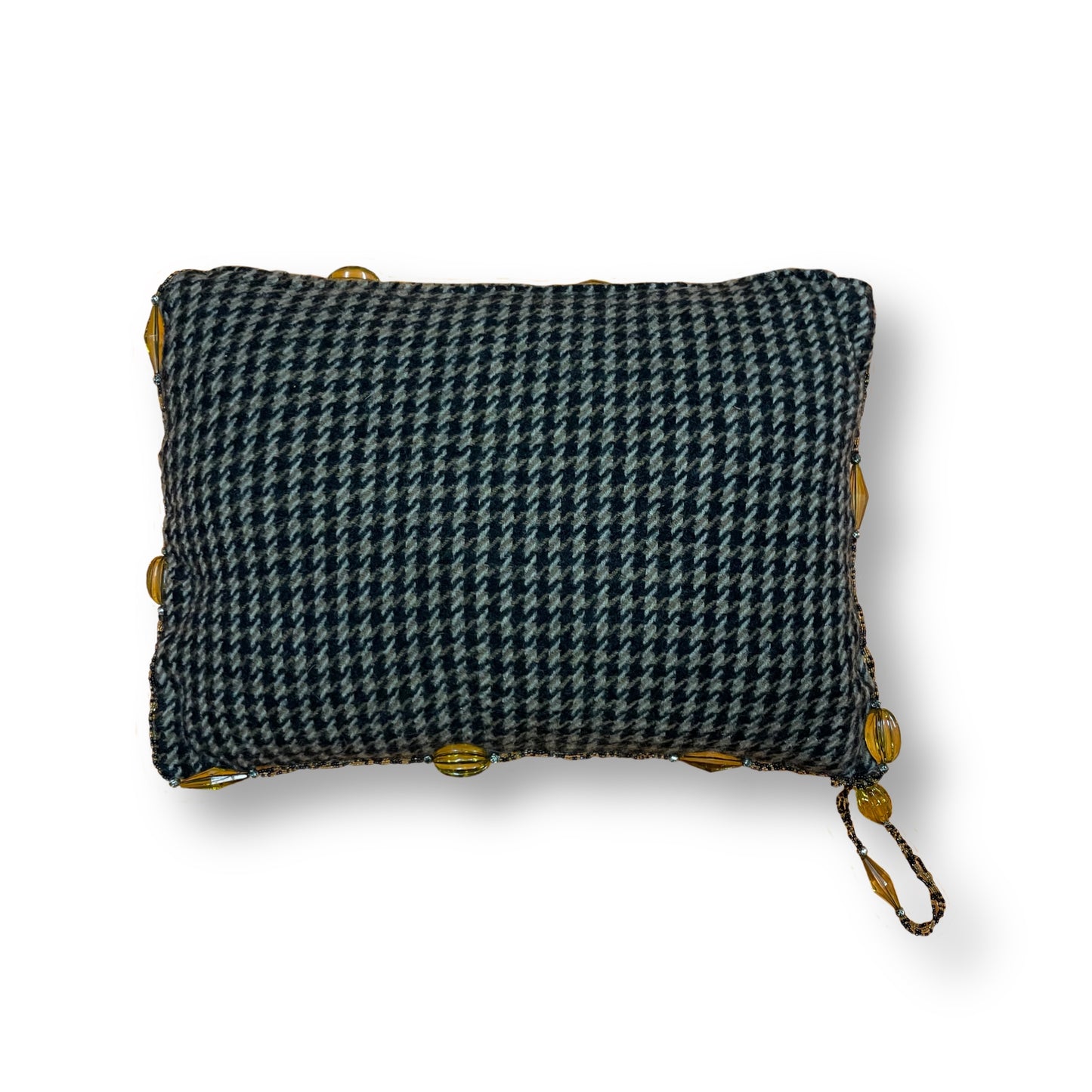Bejeweled Wolle Kissen