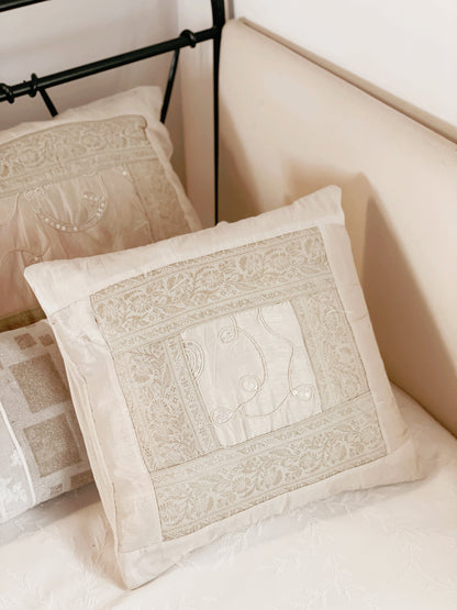 White Decor Pillow