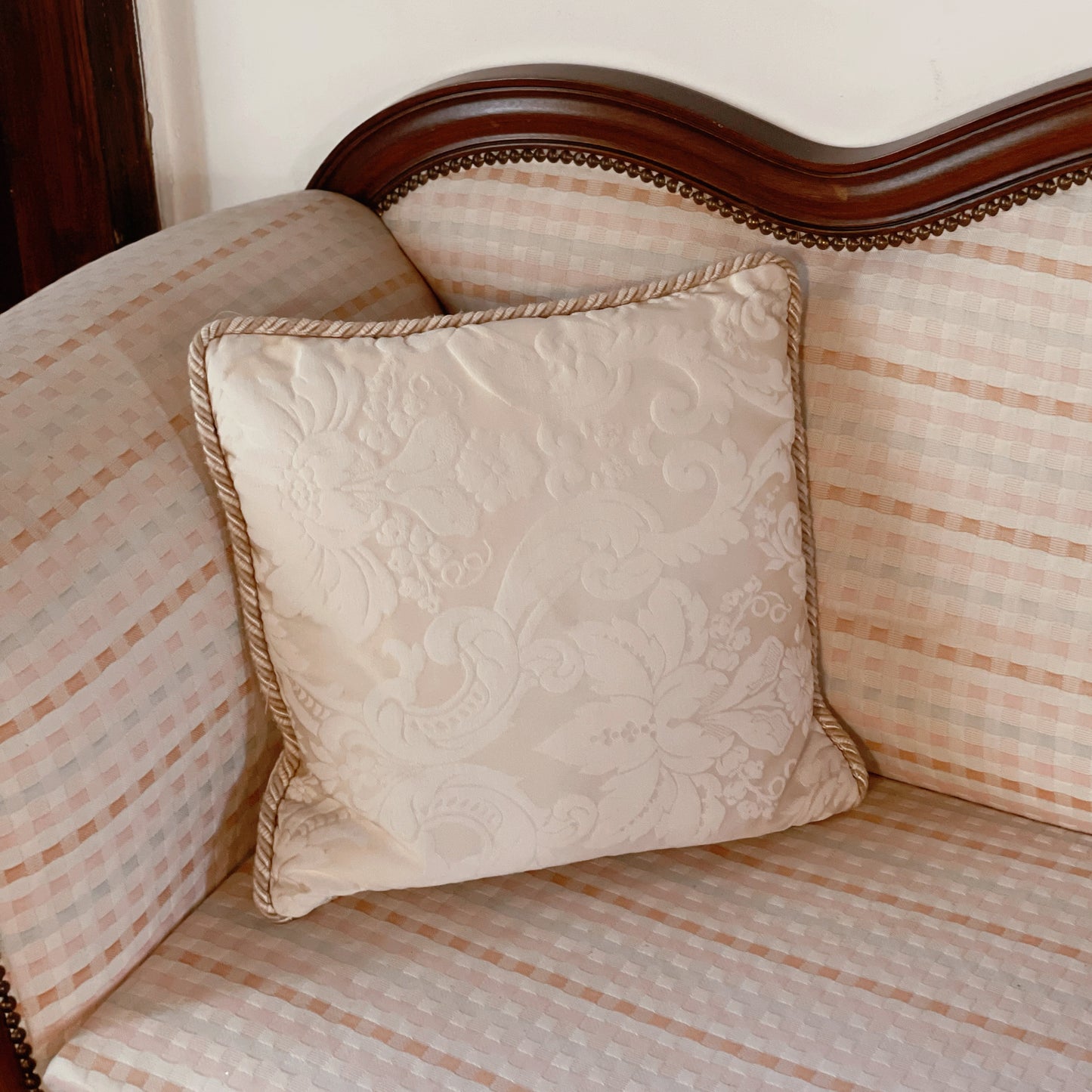 Coussin Décor Beige