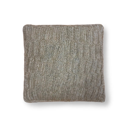 Merino Wool Taupe Pillow