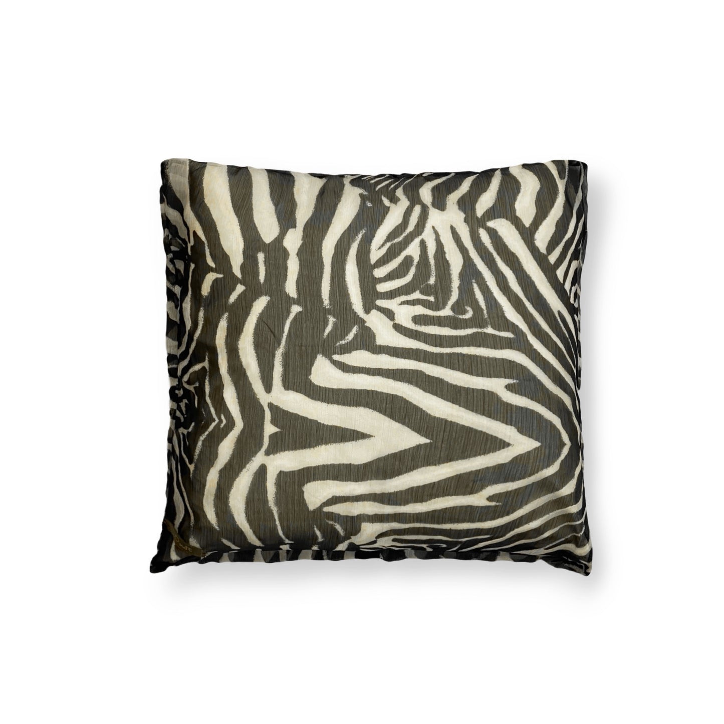 Zebra Silk Pillow