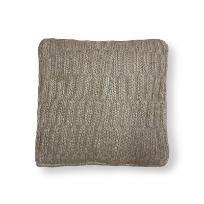 Merino Wool Taupe Pillow