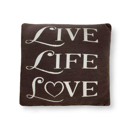 Live Life Love Pillow