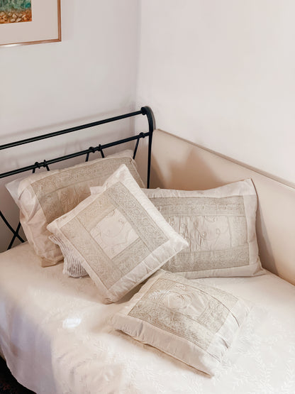 White Decor Pillow