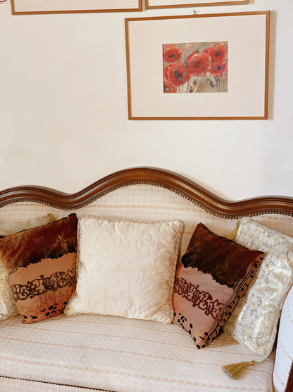 Coussin Décor Beige