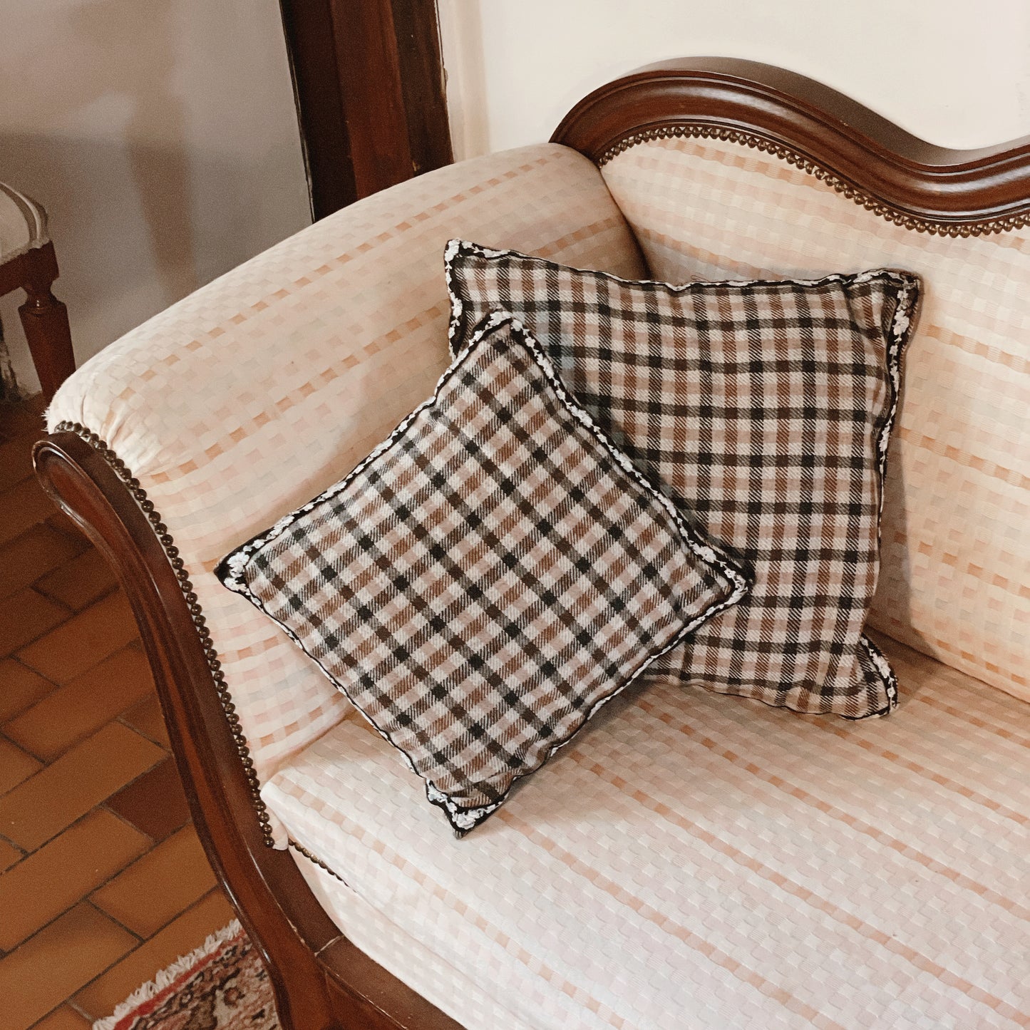 Tartan Kleines Kissen