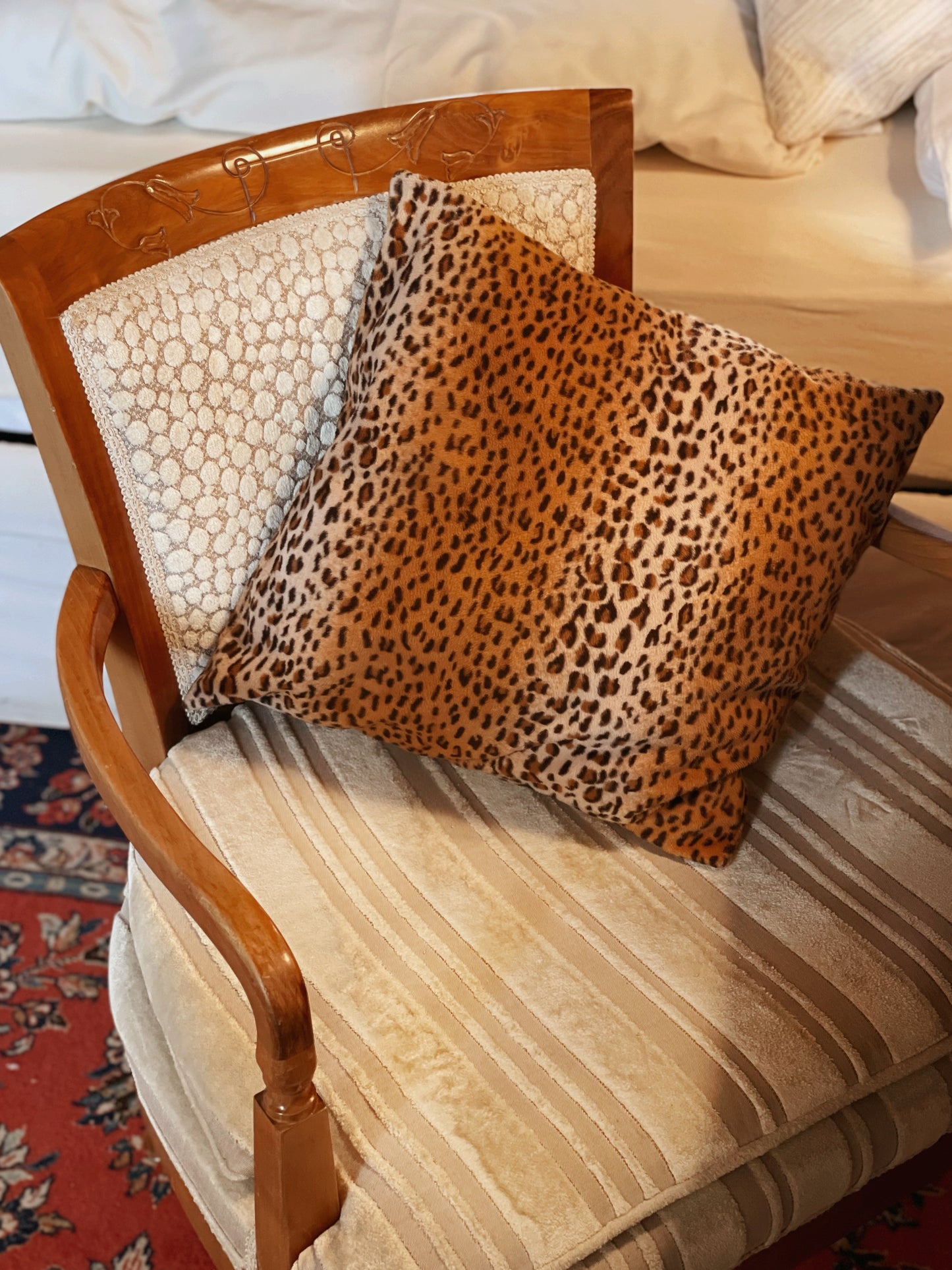 Leopard Peluche Pillow