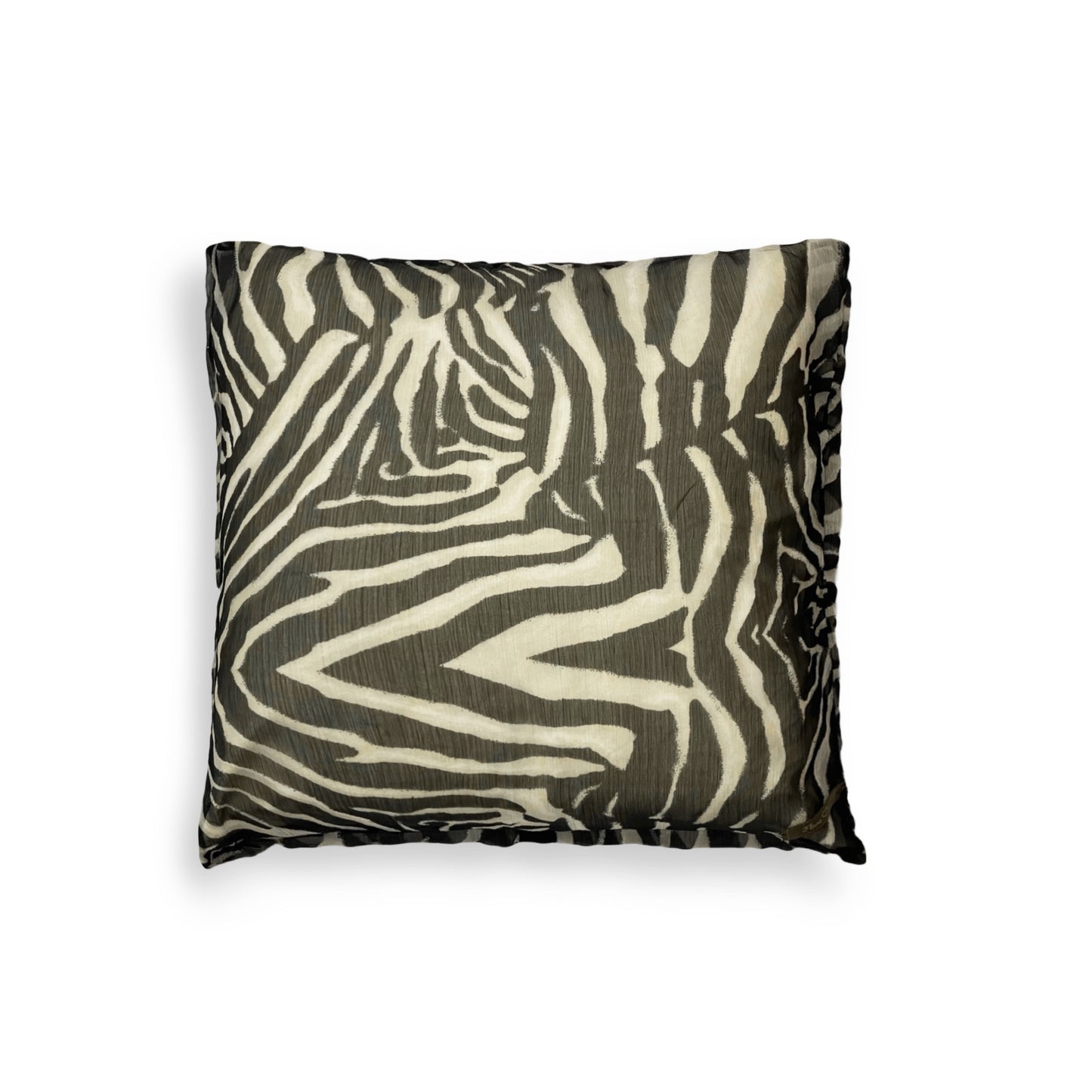 Zebra Silk Pillow