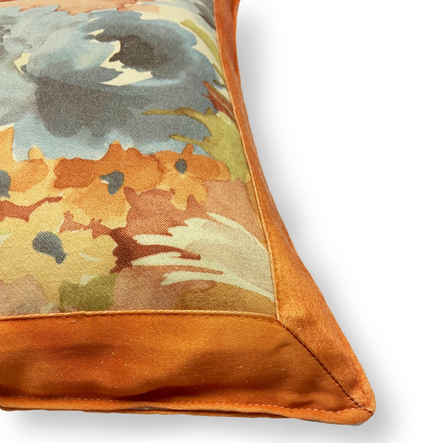 Orange Flowers Pillow