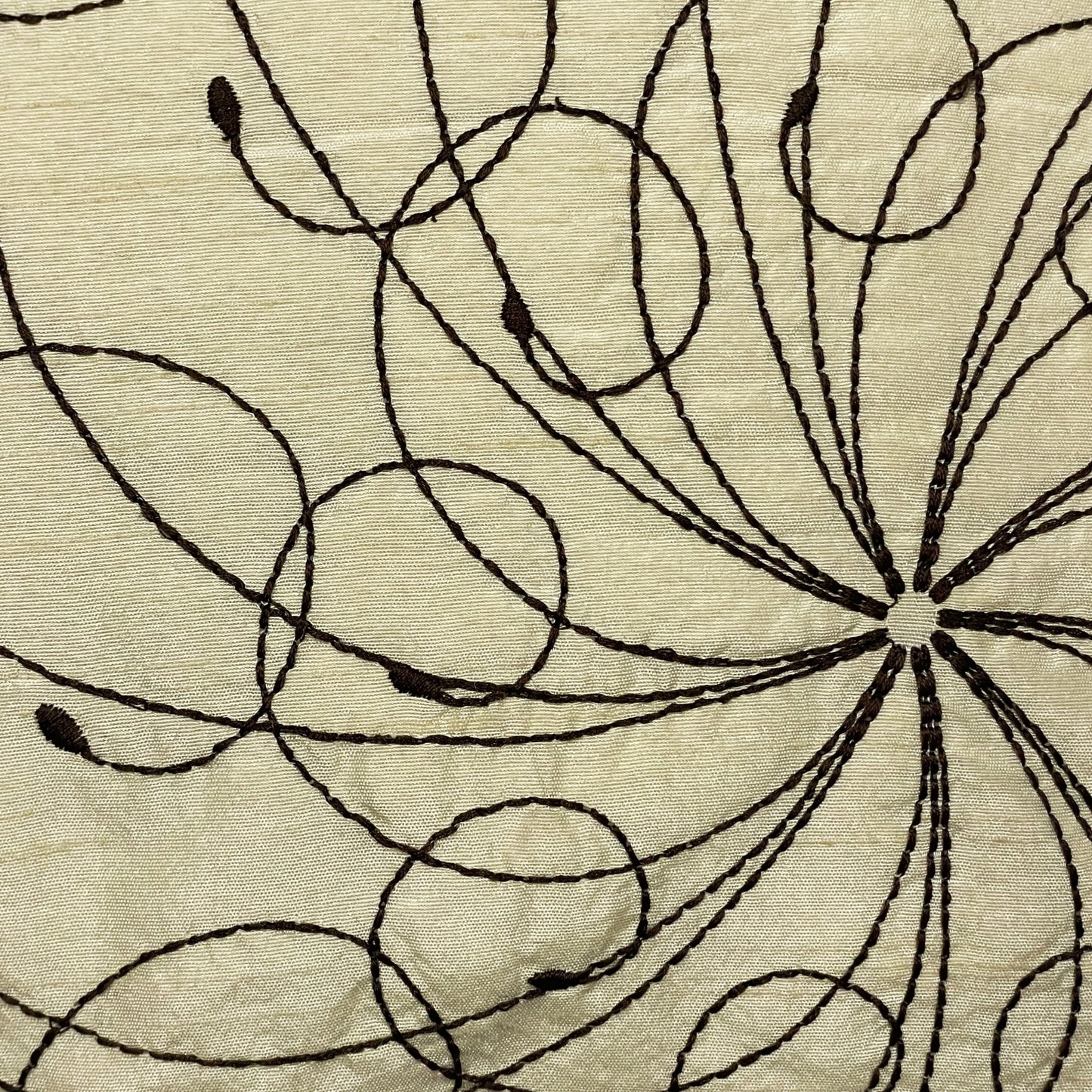 Cream Flower Pillow