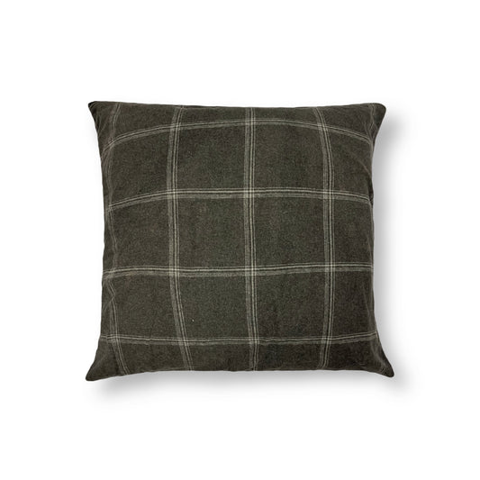 Checkered Grey Pillow