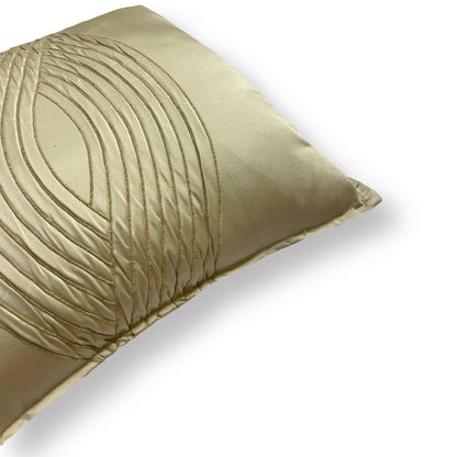 Beige Oval Pillow