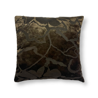 Large Square Leather Pillow