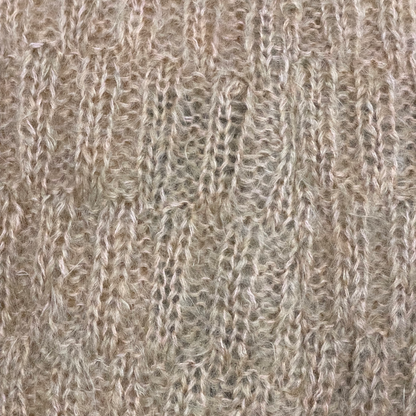Merinowolle Taupe Kissen